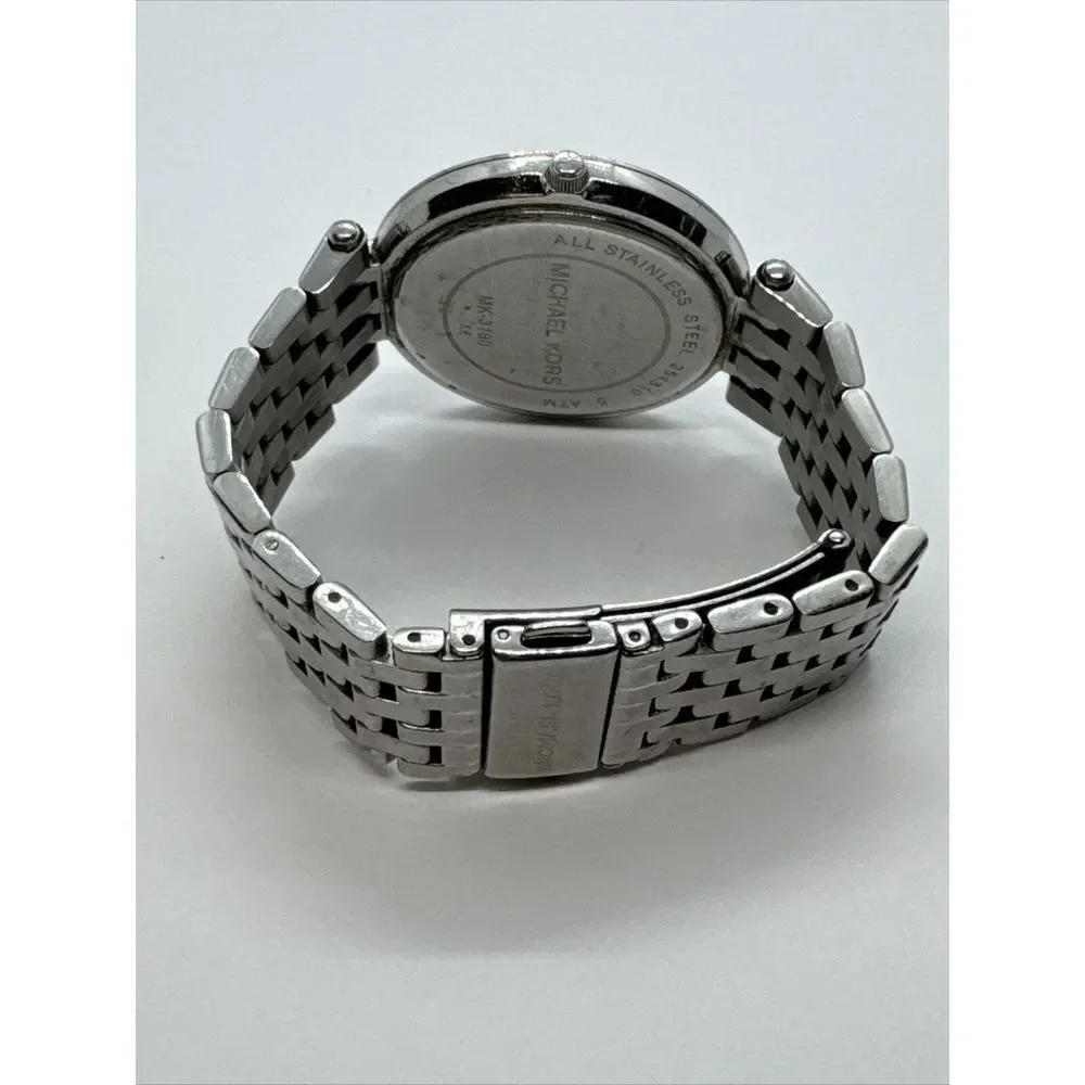 Michael Kors Darci MK3190 Womens Silver Stainless Steel Analog Dial Watch JNA445